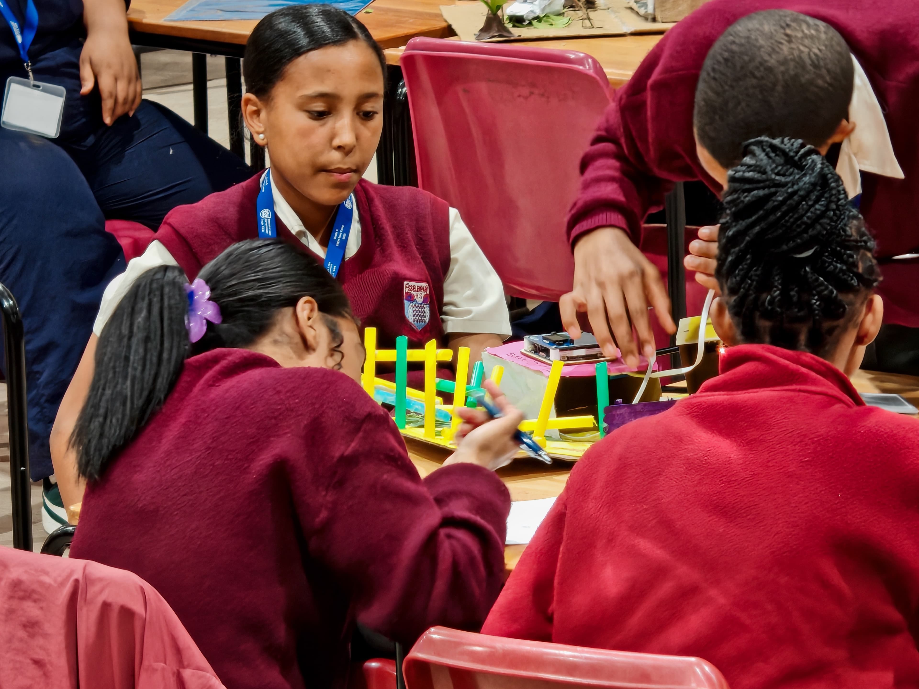 sheenbot∞ at Ceres Secondary School STEM Bootcamp