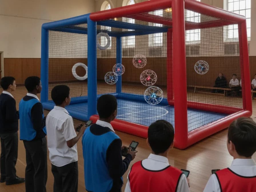 Drone Soccer for Schools
