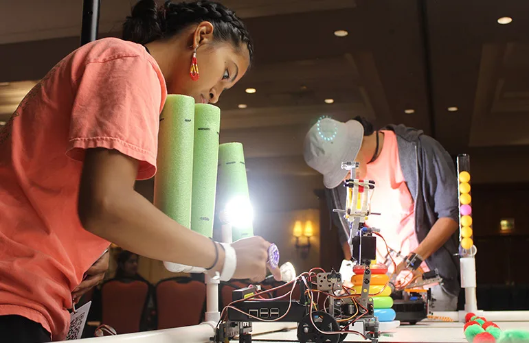 KISS Institute's Botball Program Drives Early Text-Based Coding and Autonomous Robotics
