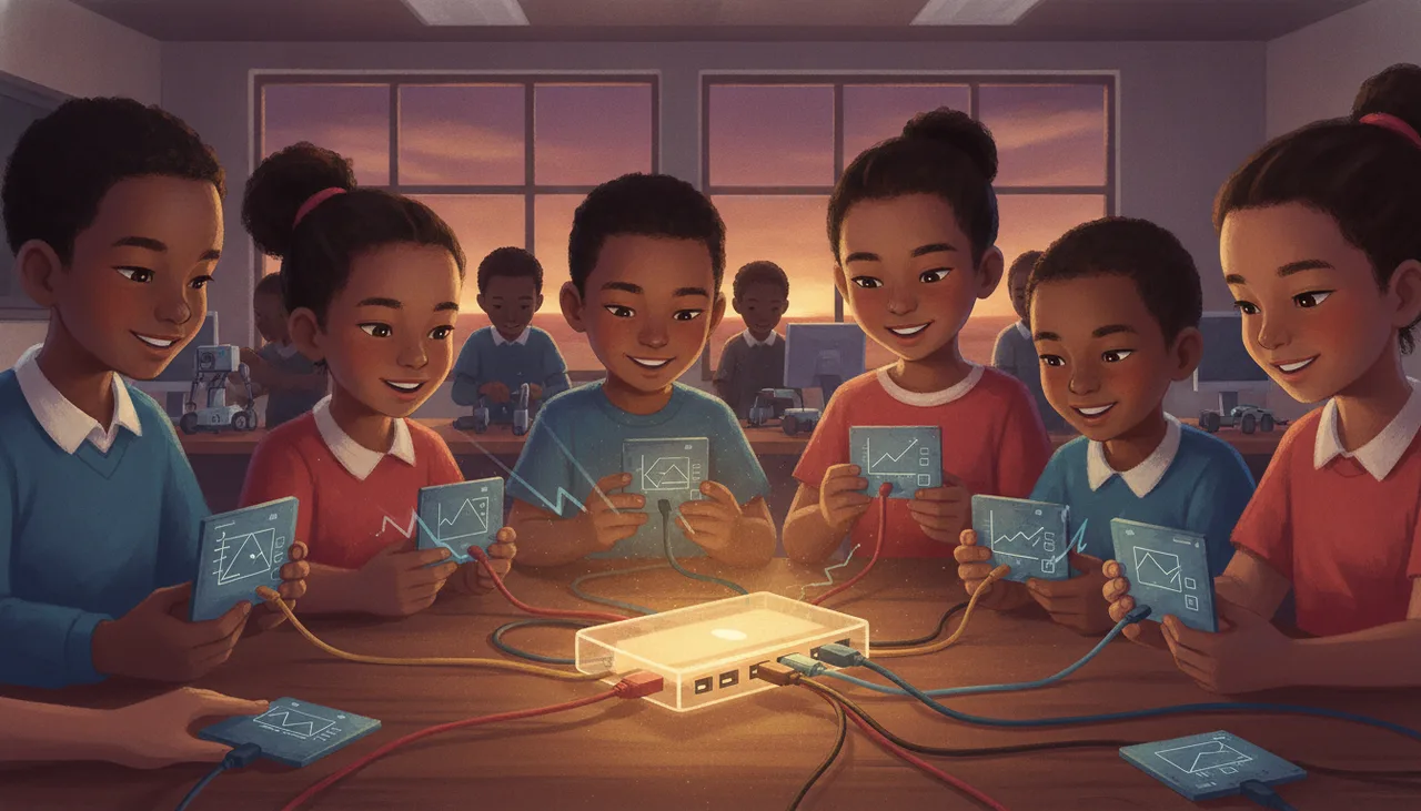 Kutheni ii-USB Hub Zaseklasini Zizicima ii-Microcontroller Xa Abafundi Abali-10 Bezifaka Ngaxeshanye