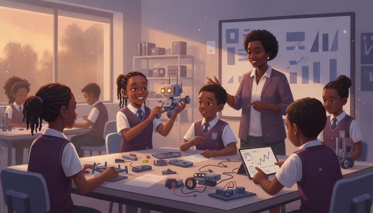 What does a school robotics lab actually cost in South Africa — all in?