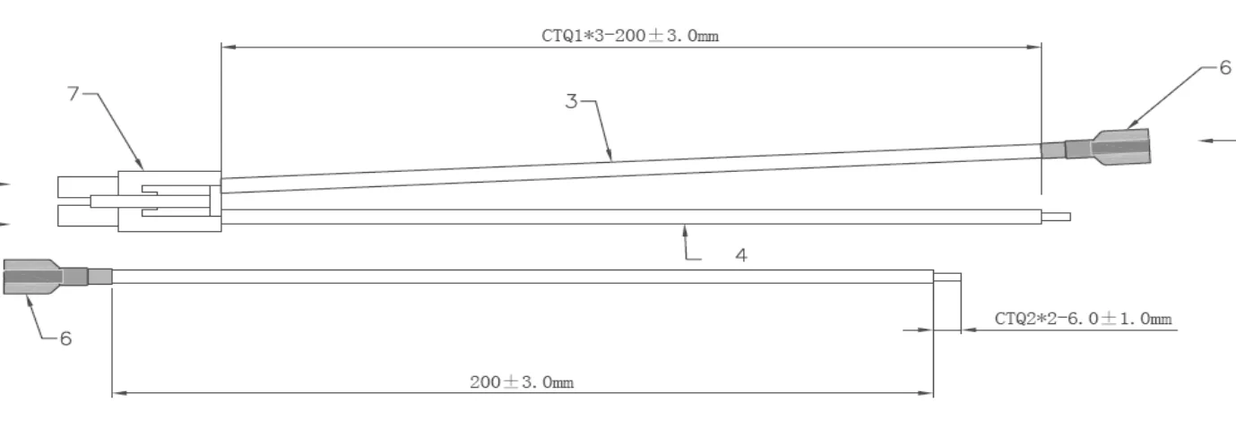 R/C Switch Kit technical drawing