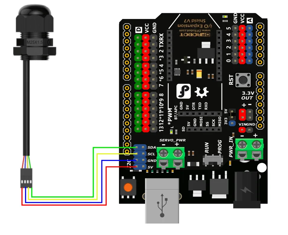Simple microcontroller wiring