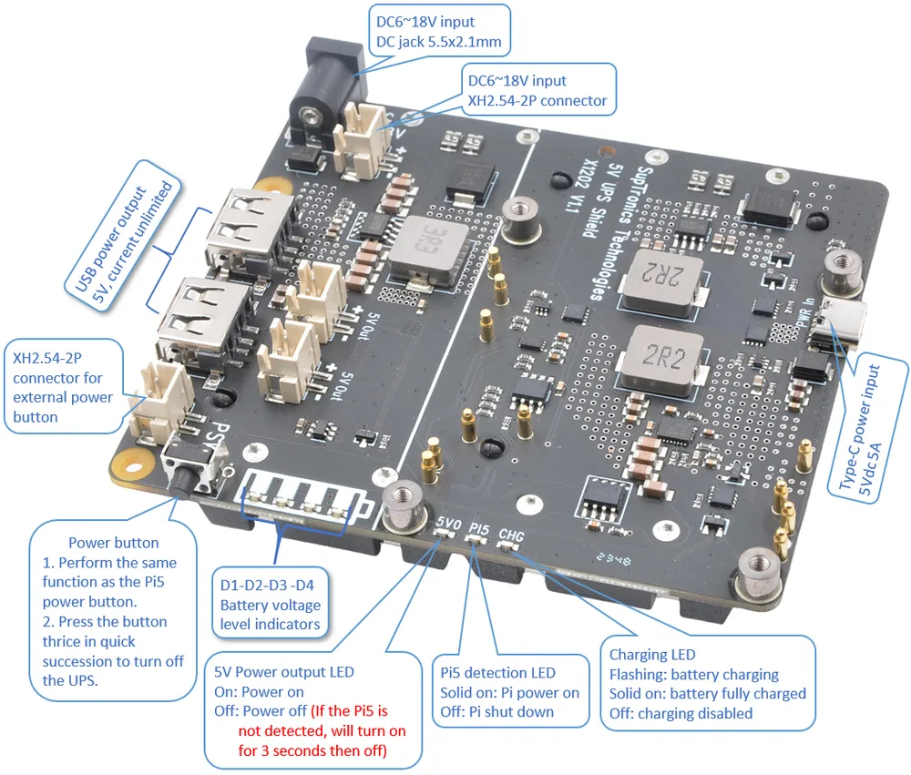 High-current output and seamless switching