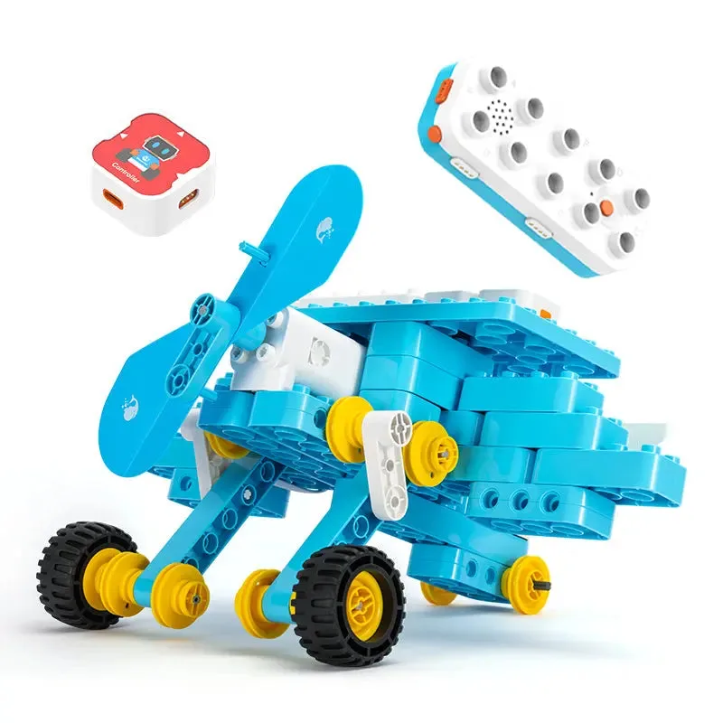 WhalesBot A7 Robot Kit for 3+ Years - Magnetic Blocks Coding