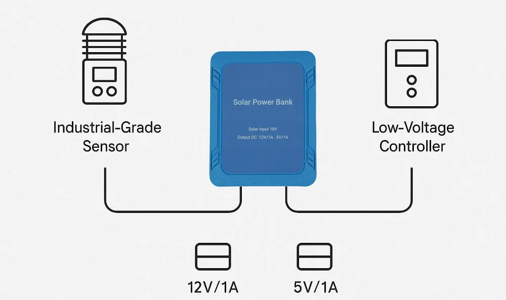 Dual 12V and 5V regulated outputs