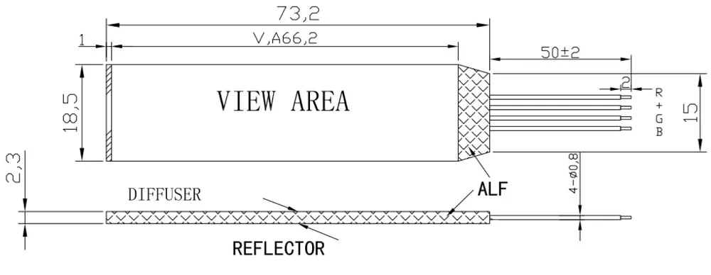 Compact profile and dimensions