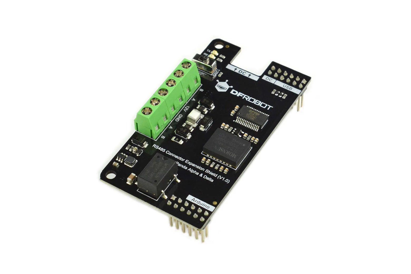 RS485 Connector Expansion Shield for LattePanda Alpha&Delta