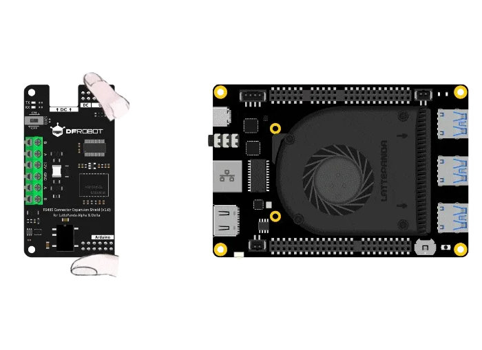 Stackable mounting with unhindered airflow