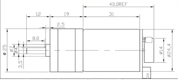 Standard D-shaft and compact frame