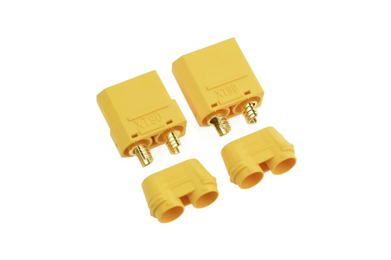 Gold Plated XT90 Male & Female Bullet Connector (40A/90A)