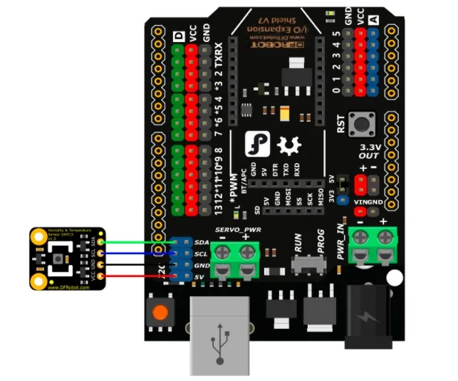 Standard I2C connection