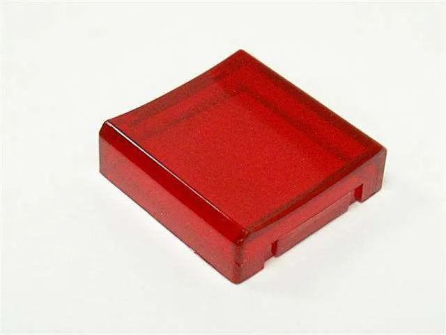 18x18 mm Red Square Lens and Diffuser Kit for Standard Switches
