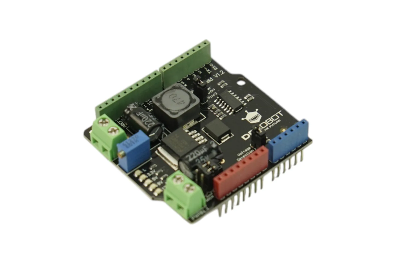 Power Shield for Arduino (4.5-35V Input, 1.25-12V Output)