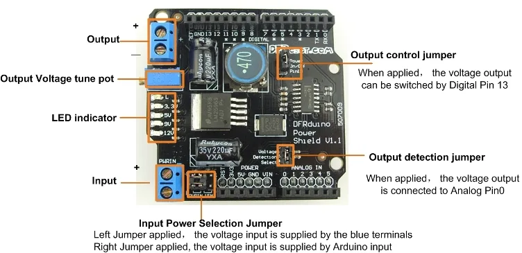 Digital switching control via pin 13