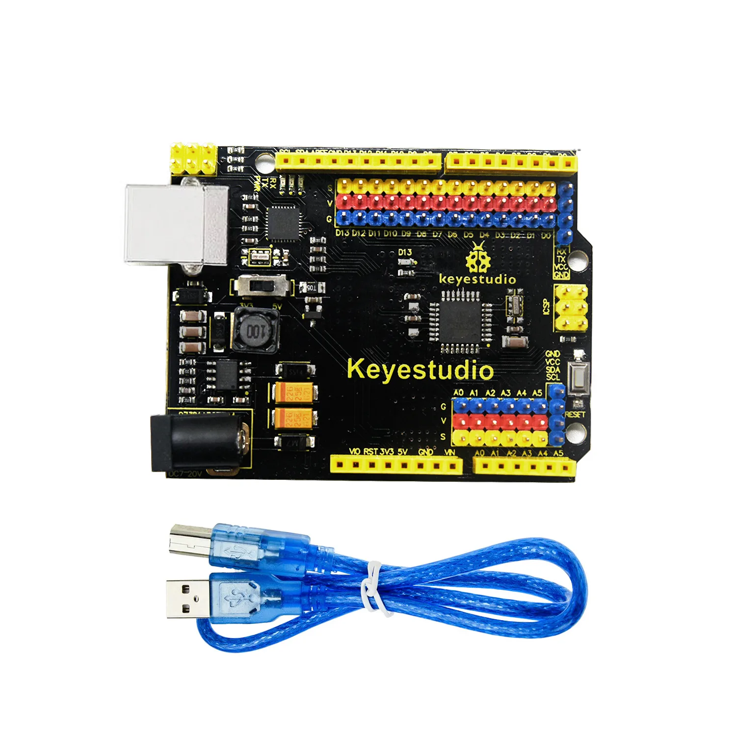 Integrated 3-pin sensor headers