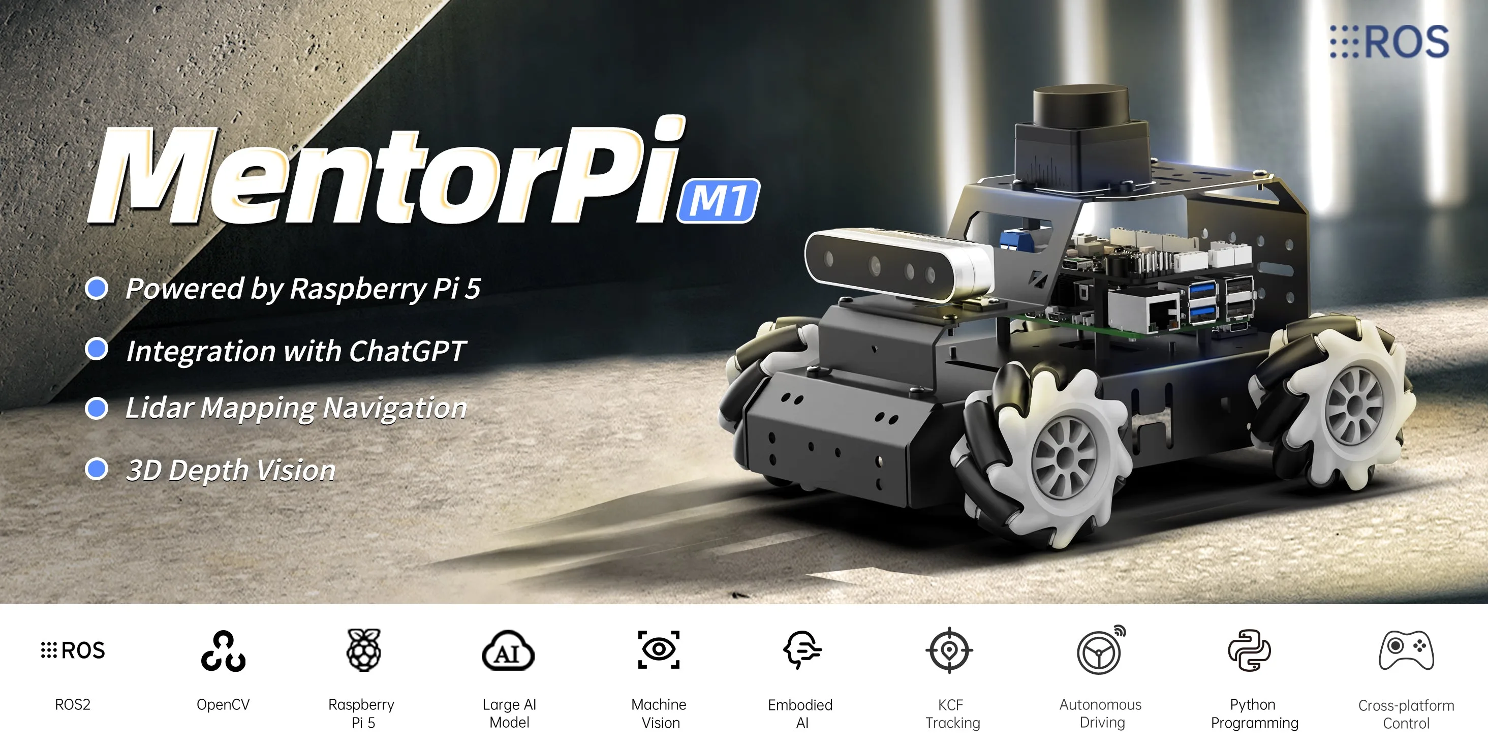 Modular chassis with Mecanum wheels
