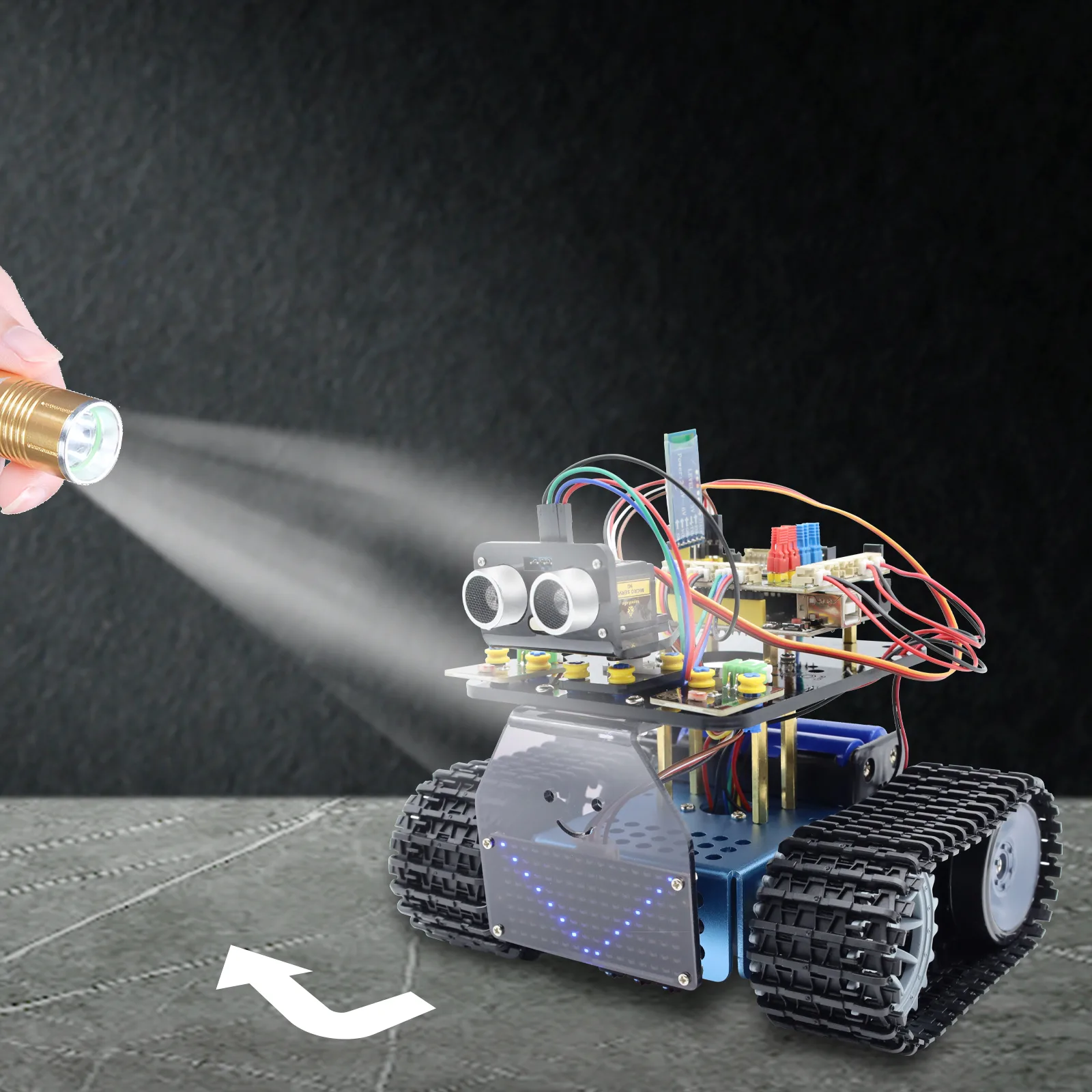 Highly expandable driver shield