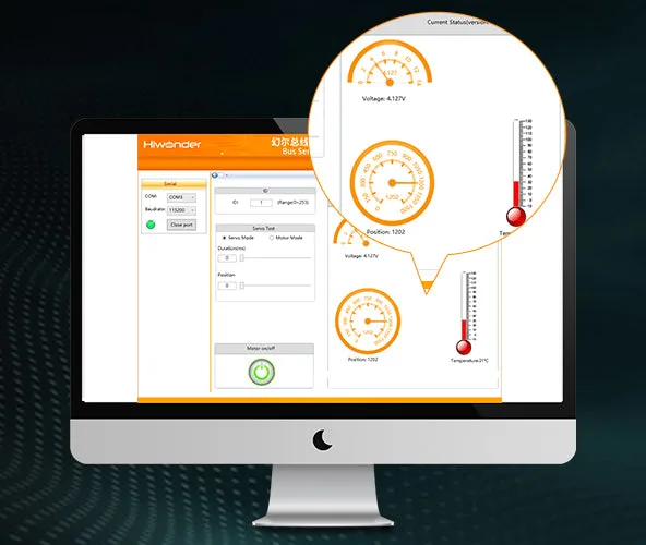 Voltage and temperature telemetry