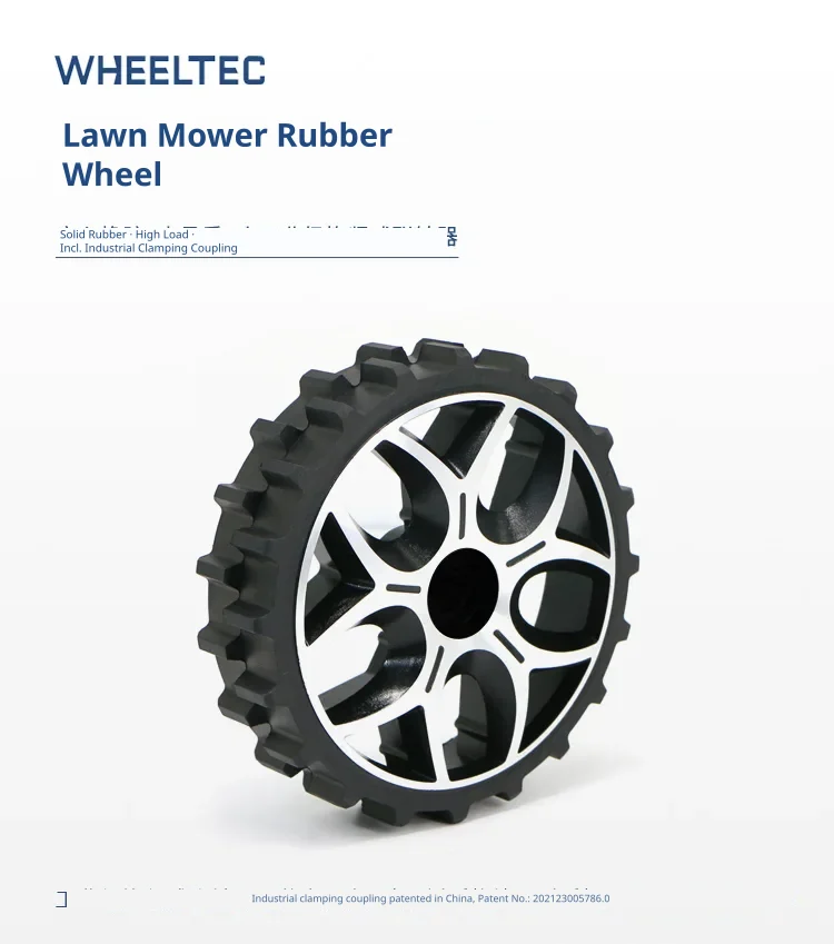 Heavy duty solid rubber construction