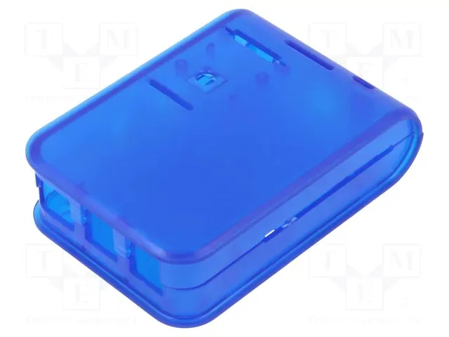 Hammond Raspberry Pi 3B Handheld ABS Enclosure, Translucent Blue