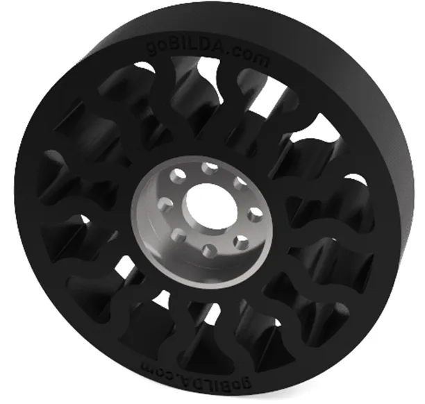 5613 Series Gecko™ Wheel (14mm Bore, 96mm Diameter)