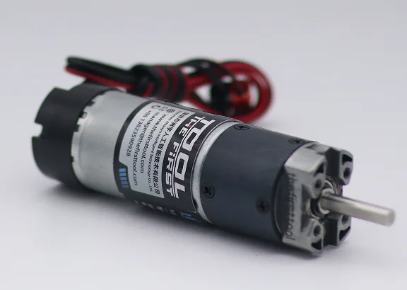7202 Series Planetary Gear Motor (26.9:1 Ratio, 24mm Length 6mm D Shaft, 223 RPM, 3.3 - 5V Encoder)
