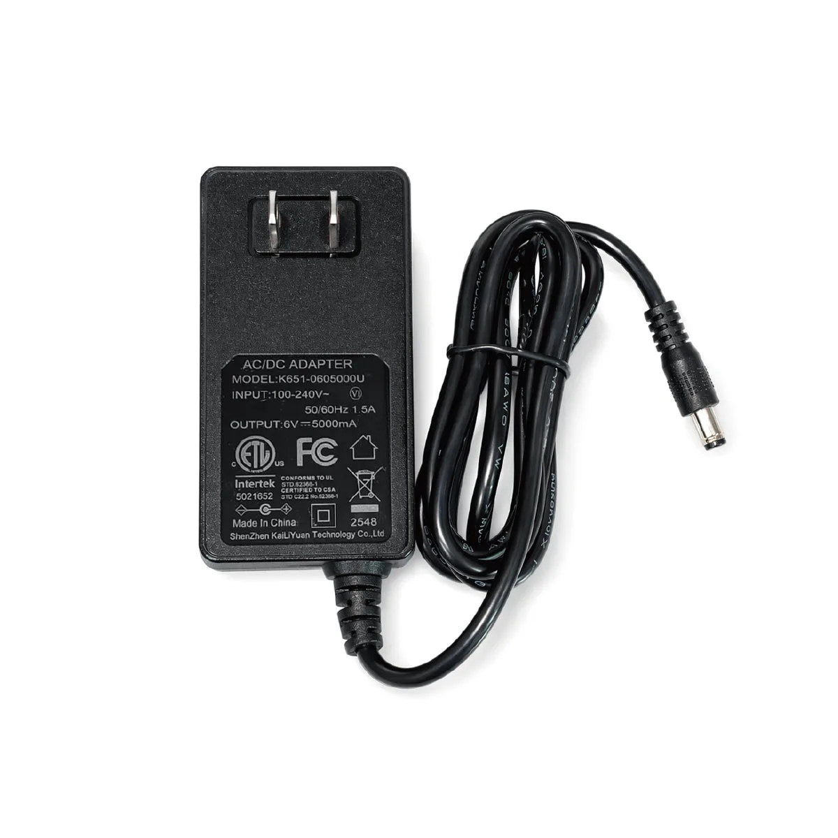 Power Adapter for Robot Arm and Robotics DC Plug 6V 5A