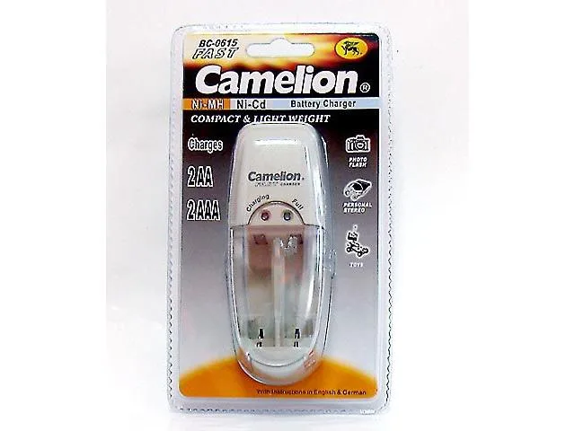 Camelian Fast Mini Battery Charger for AA and AAA Ni-MH Ni-Cd