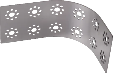 Curved Building Plate