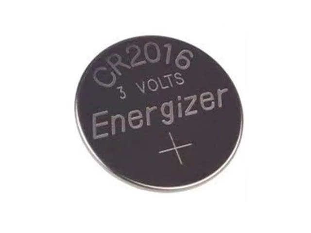 Energizer CR2016 3V Lithium Coin Cell Battery (100 mAh)