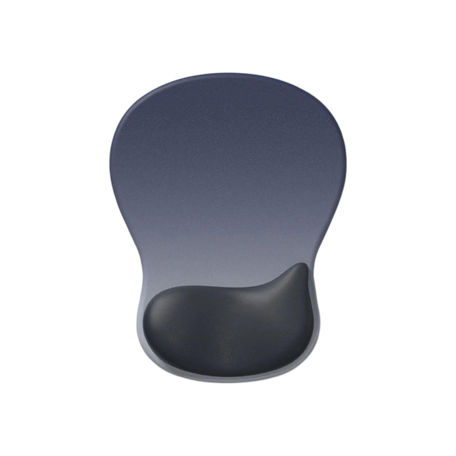 Ergonomic Gel Mouse Pad with Wrist Support & Non-Slip Base - Blue Black Gradient