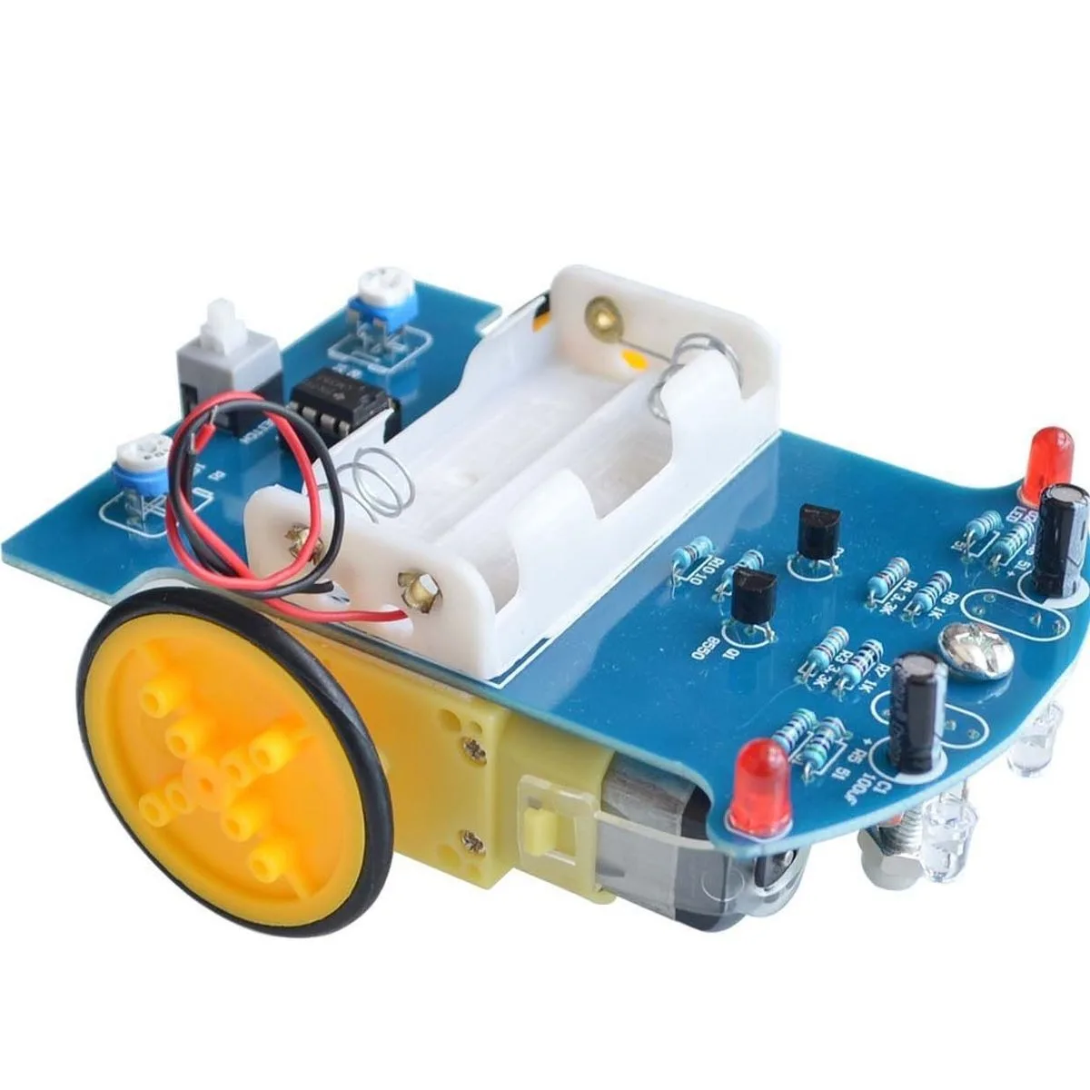 DIY Line-Following Robot Car Kit | Smart Tracking Soldering Set