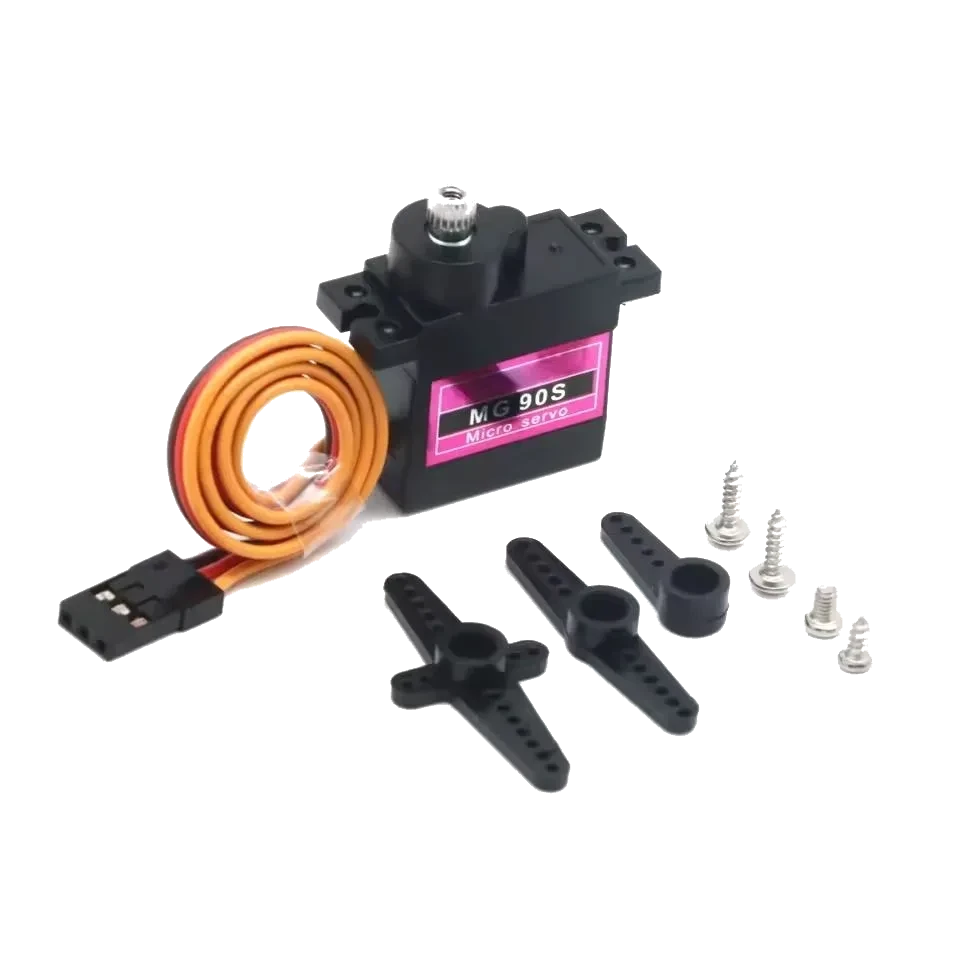 MG90S High Torque Metal Gear Micro Servo for RC Planes & Robots 180 Degrees