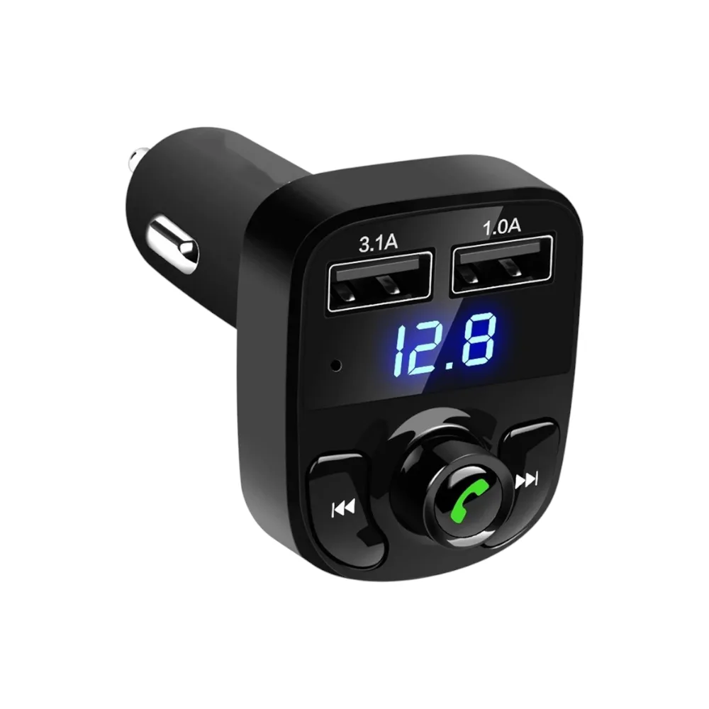 Triple-Port Bluetooth 5.0 FM Transmitter & PD Fast Charger - RGB Edition
