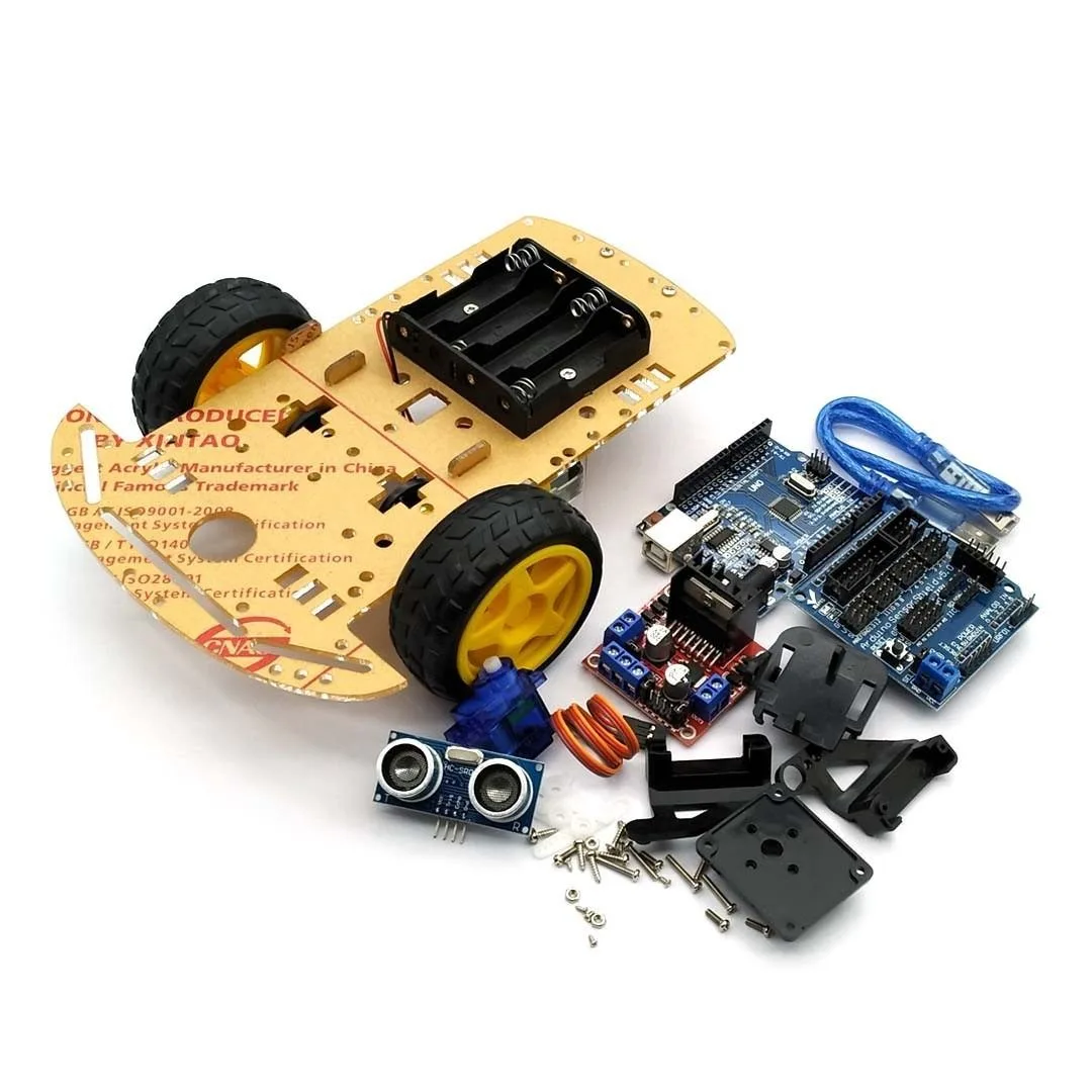 Arduino Smart Robot Car Kit - Complete STEM DIY 2-Wheels Kit