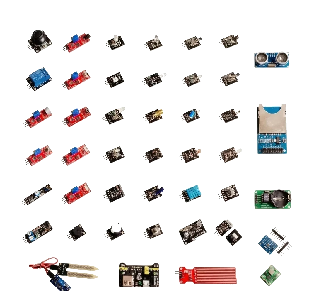 45-in-1 Sensor Module Starter Kit - Compatible with Arduino