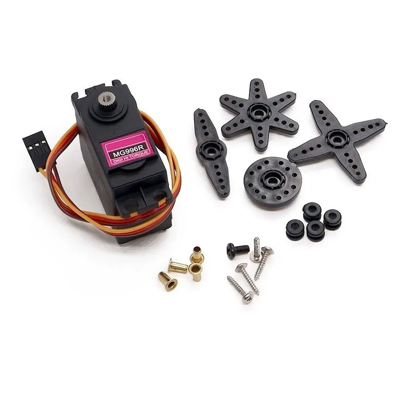 MG996R 360-Degree High-Torque Digital Servo Motor Kit with Horns