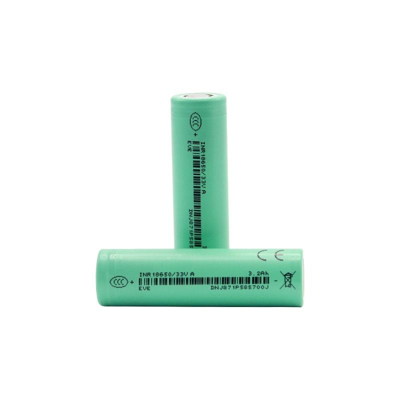 2 x EVE 18650 3.7V 3300mAh High-Capacity Rechargeable Lithium-Ion Battery - 2 Pack