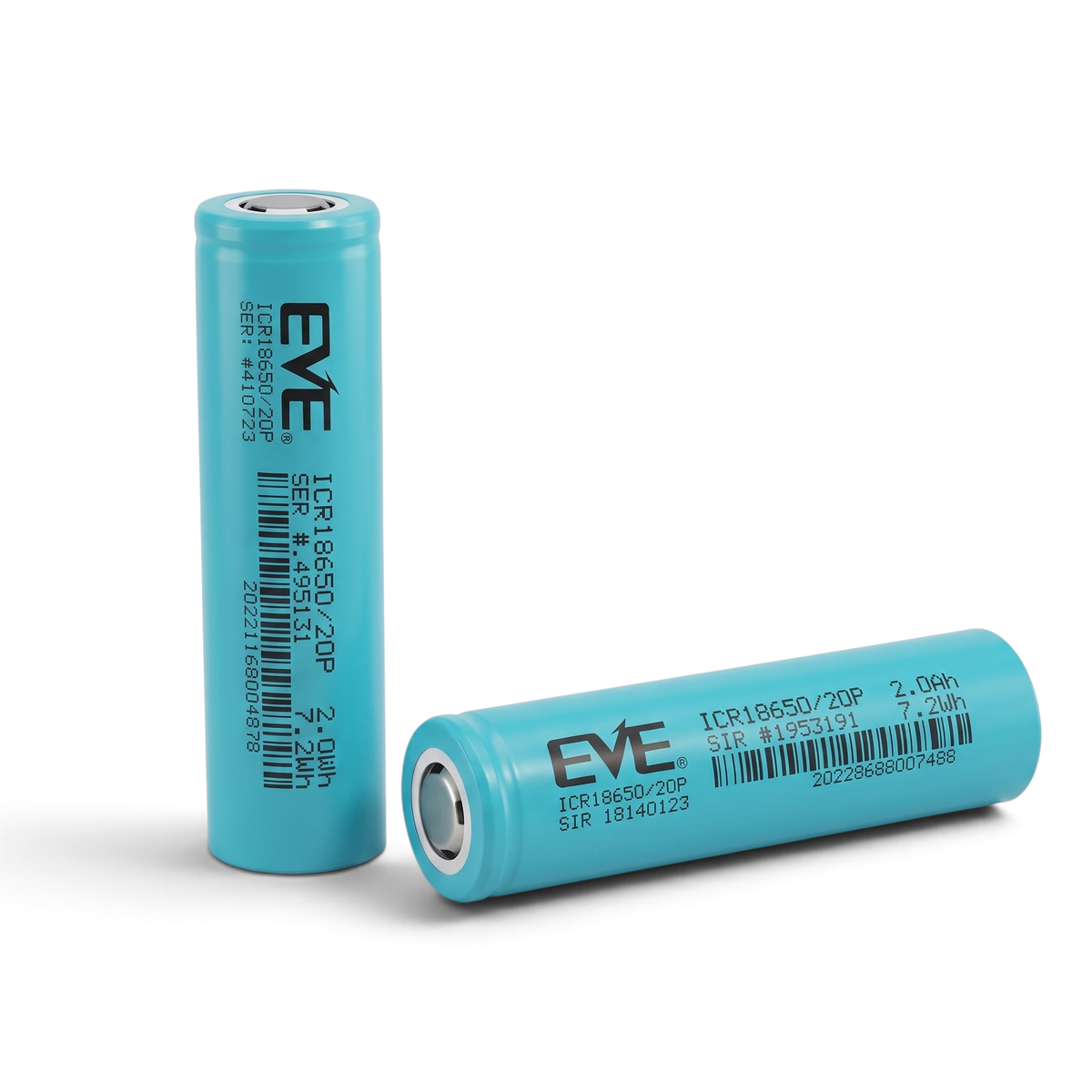 2xEVE 18650 3.7V 2000mAh High-Drain Rechargeable Lithium-Ion Batteries 10C - 1 Pack
