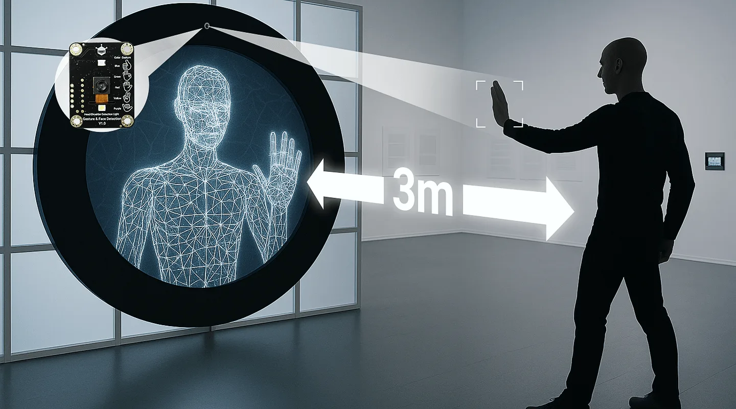 Optimised wide-angle detection range
