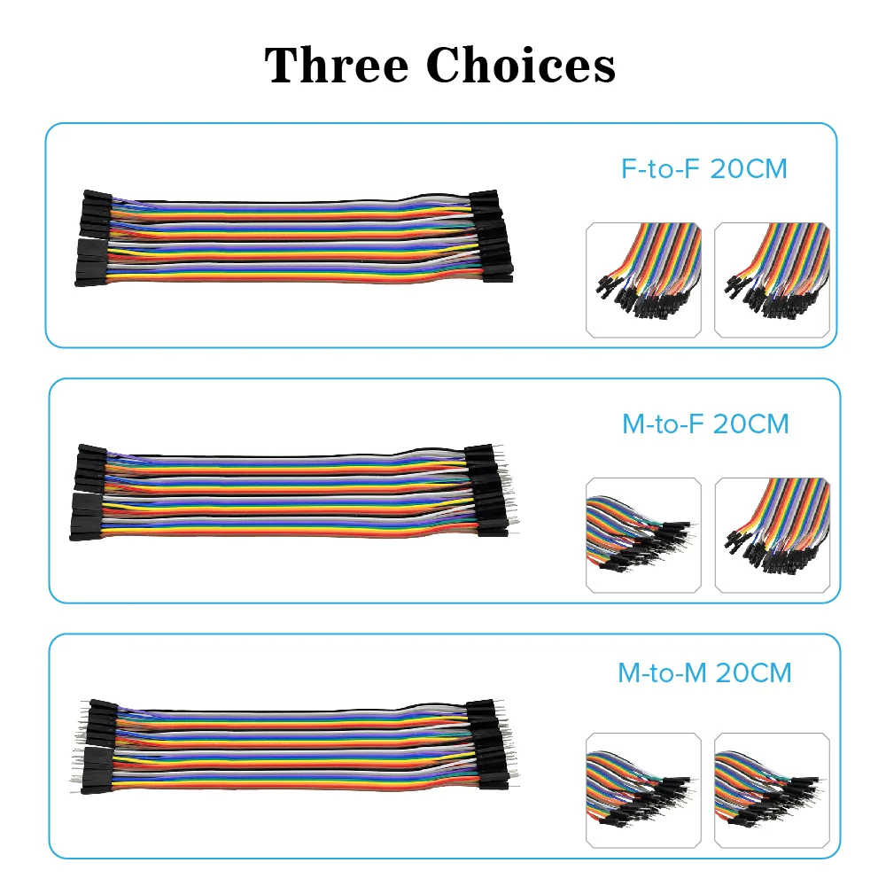 Perfect for breadboards and Arduino
