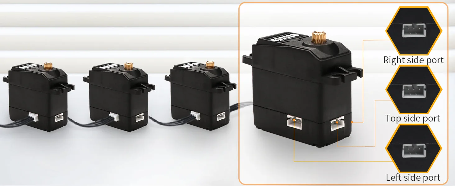 Three-port connection design