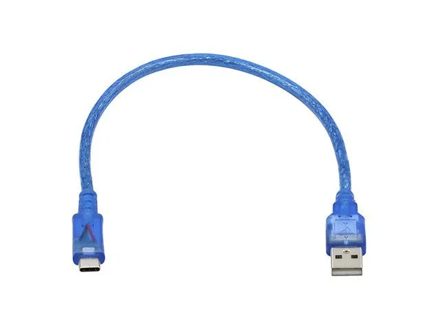 USB Type-A to Type-C Cable for UNO R3, 30 cm