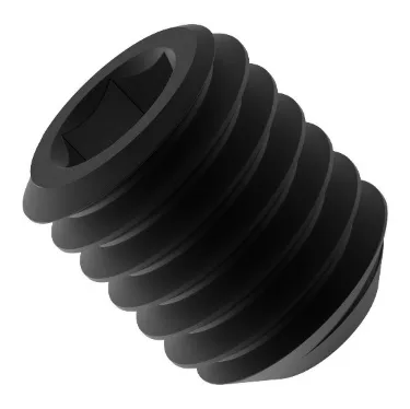 2806 Series Black Oxide Steel Cup-Point Set Screw (M5 x 0.8mm, 6mm Length)