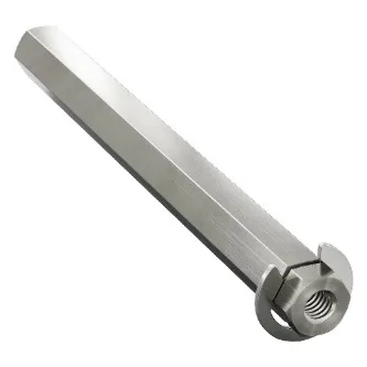4106 Series Stainless Steel REX Shaft (8mm Diameter, 80mm Length)