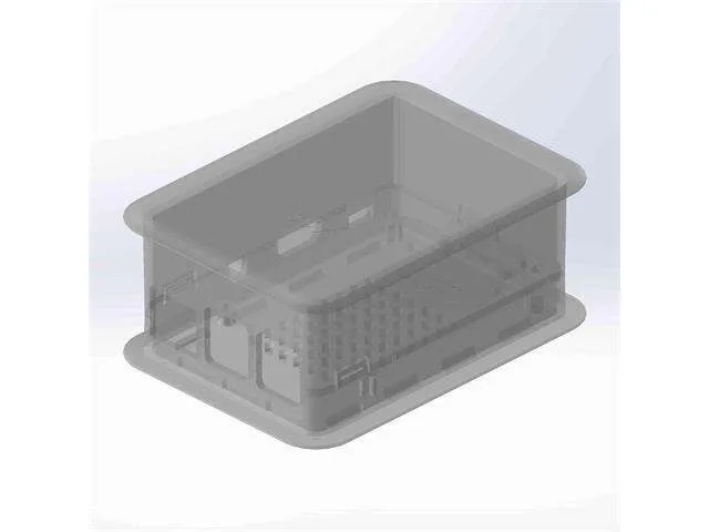 Teko Clear Flame-Retardant ABS Enclosure for Raspberry Pi 2 B and Pi 3