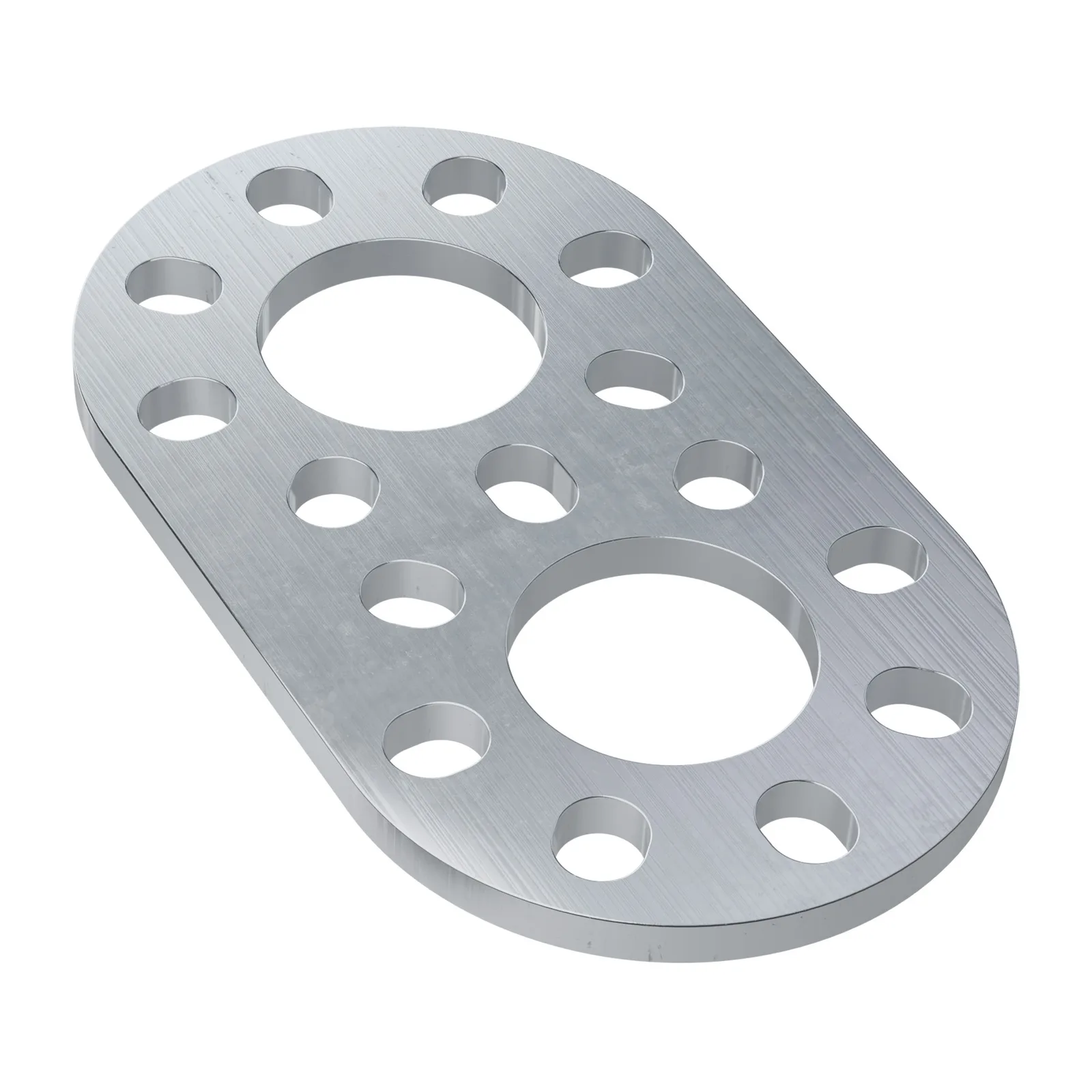 3105 Series Round-End Pattern Plate (2 Hole, 56mm Length)