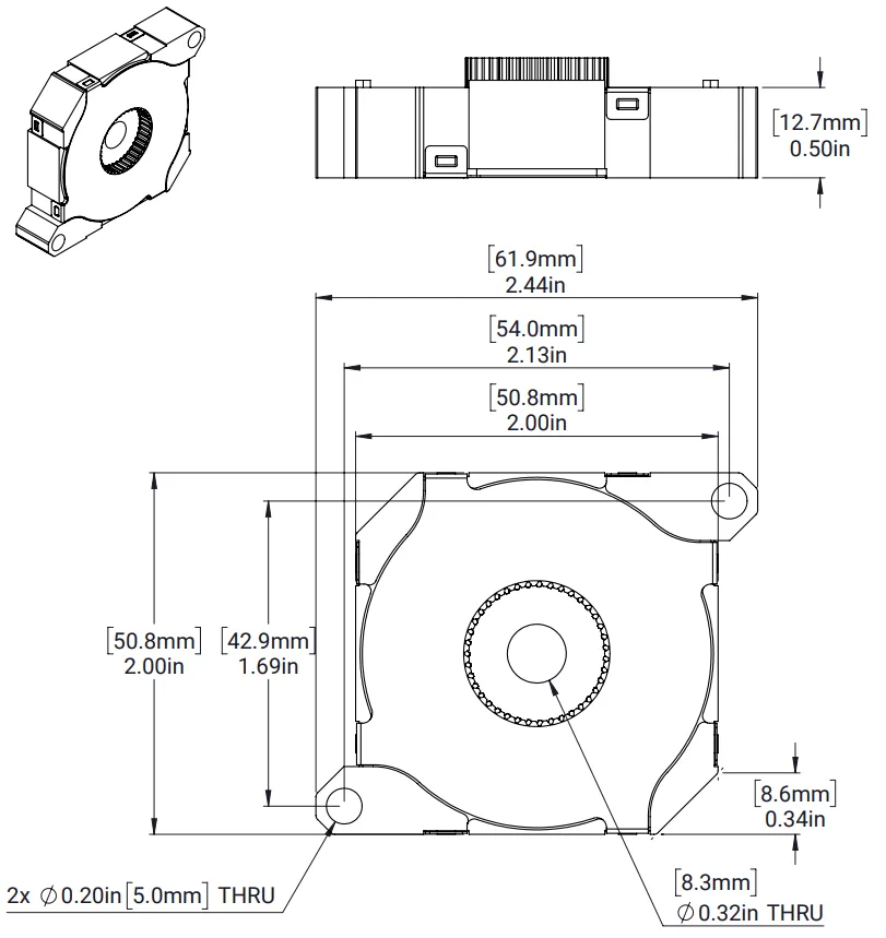 MAXPlanetary 5:1 Cartridge technical drawing