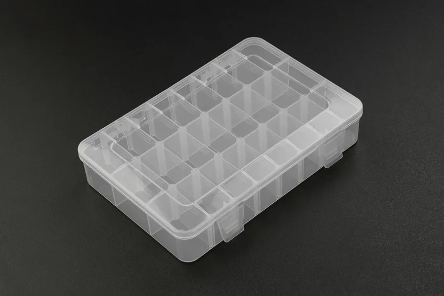 Adjustable Compartment Parts Box (24 Compartments)